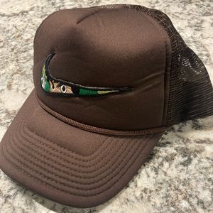 Naruto Bushy brow X Nike collab mesh coco brown cap